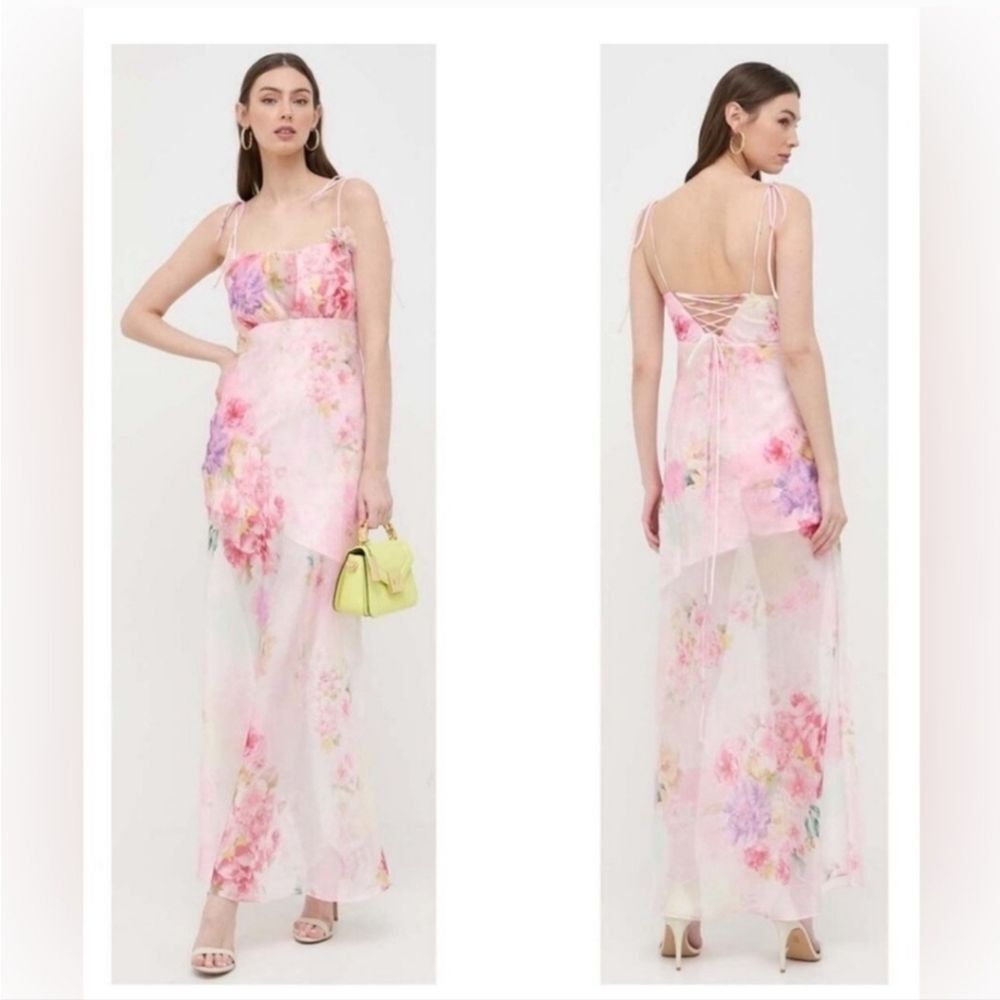 For Love And Lemons Lisa Floral Maxi Dress NWOT